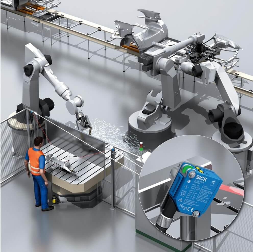calidad del producto industrial robotica y detección